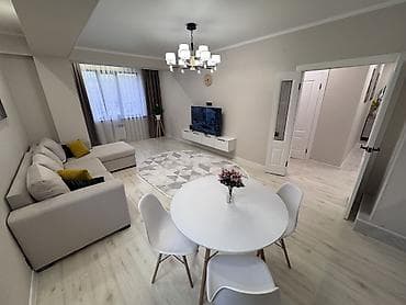 квартира на длительный срок ош: 2 комнаты, Собственник, Без подселения, С мебелью полностью — 1