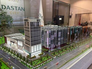 ихлас джал'' камера 1: 1 комната, 54 м², Элитка, 7 этаж, ПСО (под самоотделку) — 5