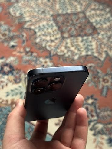 aplle 7: IPhone 15 Pro, Б/у, 256 ГБ, Blue Titanium, Защитное стекло, Чехол, Кабель, 85 % — 6