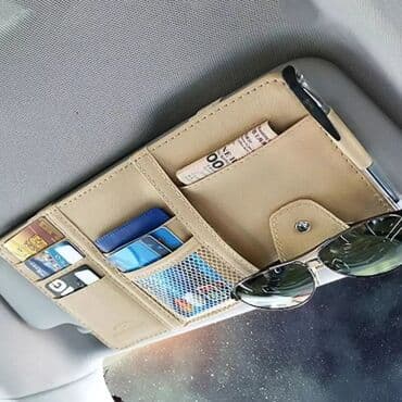 чехол для документов: Органайзер На козырек, цвет - Серый, Новый, Самовывоз, Платная доставка — 5