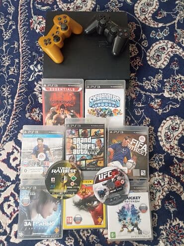 PS3 SLIM отдам 13-15 игр дисками и в самой приставке есть 5-6 игр в