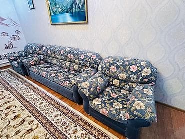Эмерек гарнитурлары: Ашкана үчүн жумшак бурчек, Өзү алып кетүү, түсү - Көк — 2