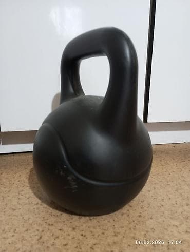 Спортивные сумки: Гиря 16 кг, виниловая/пластиковая оболочка - Вес: 16 kg (маркировка — 3