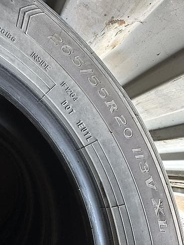 Шины и диски: Шины 265 / 55 / R 20, Лето, Б/у, Комплект, Внедорожные (АТ/МТ), Япония, DUNLOP — 6