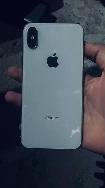 x айфон: Срочно🆘 IPhone X, серебристый корпус фейс трутон нету камера — 1