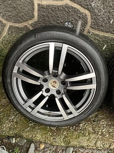 Шины и диски: Комплект из 4 колес Porsche: оригинальные легкосплавные диски с шинами — 3