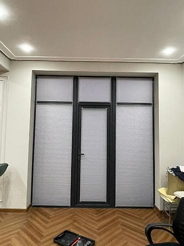 projector screen: Жалюзи плиссе для панорамной двери и оконного блока - Комплект из — 1