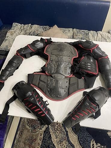 Мотоэкипировка: Мотозащита комплект: панцирь + налокотники/наплечники + защита спины и — 1