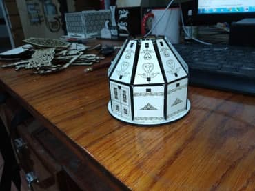 набор фишек для покера: Боз Уй, шкатулка из дерева, фанеры — 2