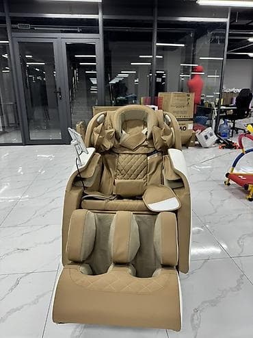 масажный кресло: Массажное кресло, Новый, В рассрочку, Бесплатная доставка, цвет - Бежевый — 3