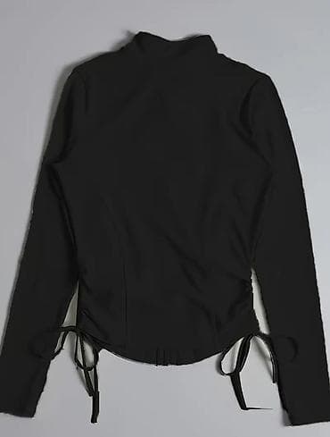 soft shell: Женская спортивная кофта на молнии - Цвет: черный - Приталенный крой — 3