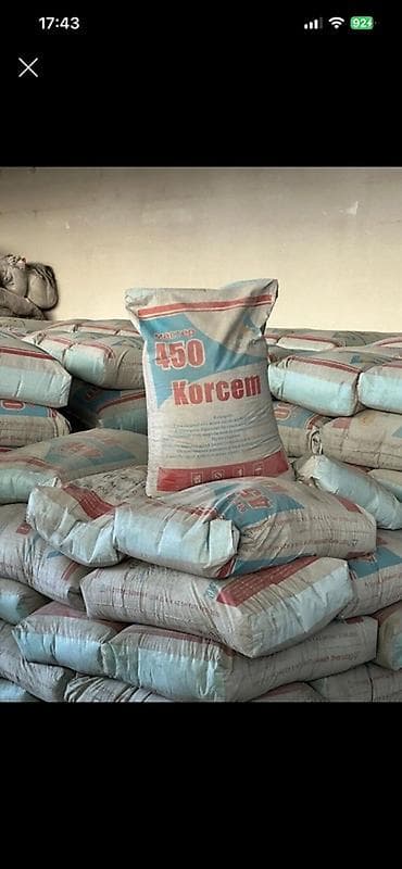 Korcem цемент, M-450, 50 кг/м³ at lalafo.kg Korcem цемент, M-450, 50 кг/м³