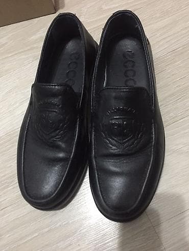 ecco 42: Мужские туфли, 35.5, 39, Ecco, Б/у, цвет - Черный, Самовывоз — 3