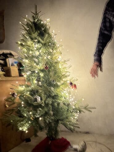 елка сосна: Искусственная рождественская ёлка без гирлянды 
1.5 м рост — 3