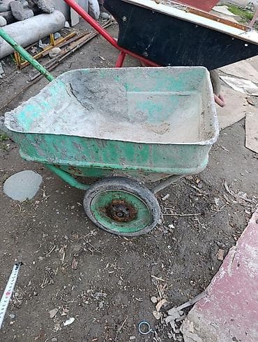 Садово-строительная тачка и тележка, Стальная, Одноколесная at lalafo.kg Садово-строительная тачка и тележка, Стальная, Одноколесная