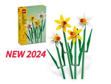 игрушка доктор: Lego Flowers 40747 Нарциссы 💮,216 деталей 🩷 рекомендованный возраст — 1