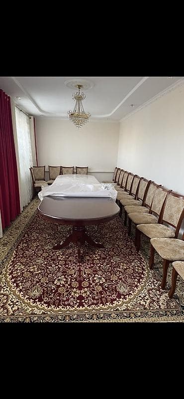 старый уголок: Стол и стул для зала, Б/у, Самовывоз, цвет - Коричневый — 3