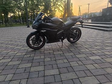ninja h2: Спортивный мотоцикл в черном матовом цвете - Кузов спорт/фулл-фаиринг — 2