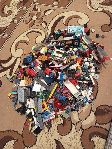 Сборная россыпь деталей LEGO (микс) - Большая порция оригинальных