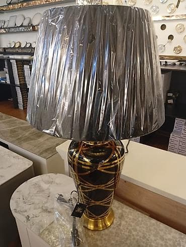 напольный торшер: Напольная/настольная лампа с абажуром в классическом стиле - Тип — 1