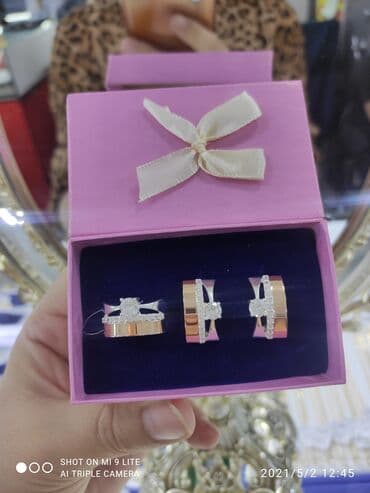 свадебные наборы ручной: Набор украшений, Проба 925, Женские, Новый — 5
