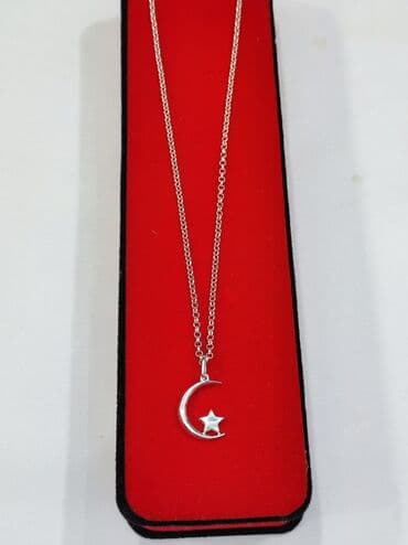 свадебные платья от производителя: Серебряная Цепочка Звёзды и Луна Длина 50 см Цена 2500 сом Для — 2