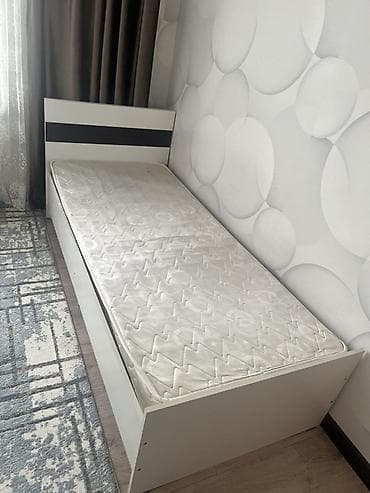 bunk bed: Односпальная кровать, С матрасом, длина - 200 см — 2