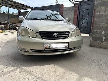 Транспорт: Toyota Corolla: 2002 г., 1.8 л, Автомат, Бензин, Седан — 7