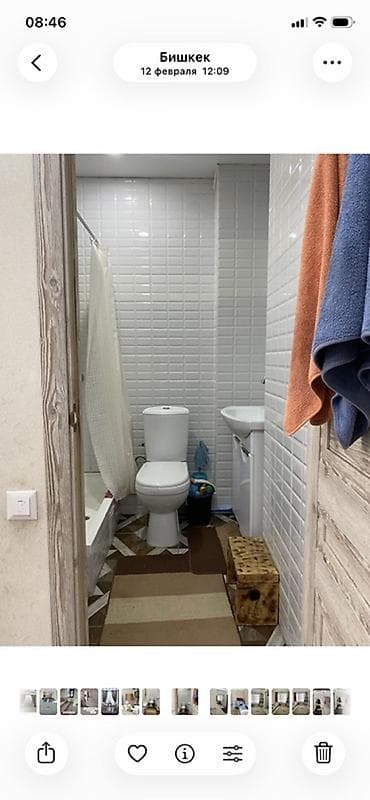 kant flat: 2 комнаты, 54 м², Индивидуалка, 9 этаж, Евроремонт — 6