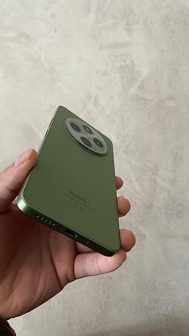 Redmi, Redmi 14C, Б/у, 256 ГБ, цвет - Зеленый, 2 SIM