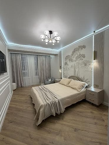 vip kant: 3 комнаты, 80 м², Элитка, 9 этаж, Дизайнерский ремонт — 2