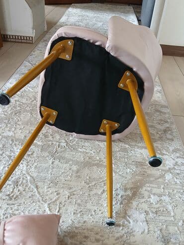 мебель для дома: СТУЛЬЯ НОВЫЕ 5ШТ КАРКАС МЕТАЛЛ,МАТЕРИАЛ ЛАТЕКС ПОДУШКИ БАРХАТ В — 2