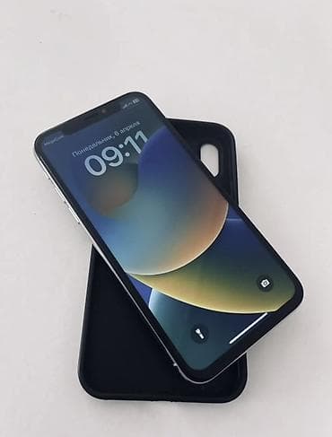 защитные пленки для планшетов apple: IPhone X, Б/у, 64 ГБ, Серебристый, Чехол — 1