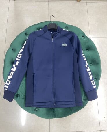 Толстовки: Мужская толстовка, M, Lacoste, Новый, цвет - Синий, Самовывоз, Платная доставка — 5