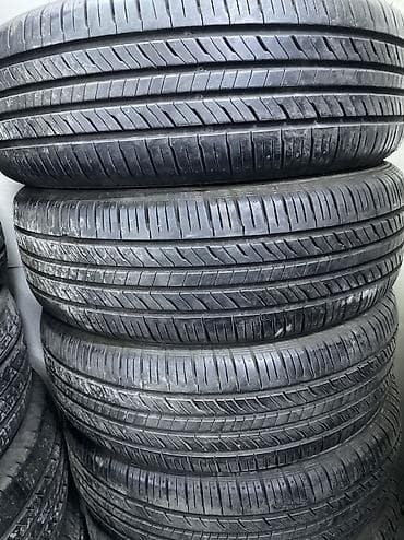 Шины 195 / 65 / R 15, Лето, Б/у, Комплект, Легковые, Корея, Hankook