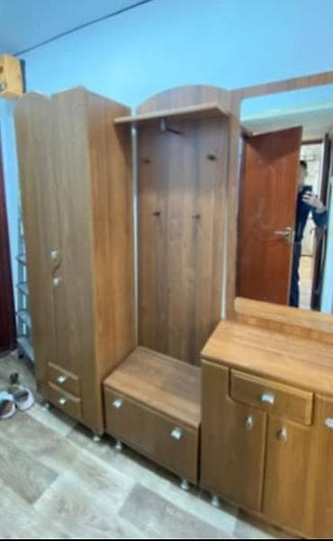 выкуп мебель: Гарнитур для прихожей, Б/у, Зеркало, Дерево, цвет - Коричневый — 6