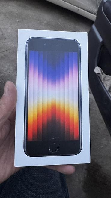 redmi 12: IPhone SE 2022, Б/у, 128 ГБ, Черный, Коробка, 76 % — 2