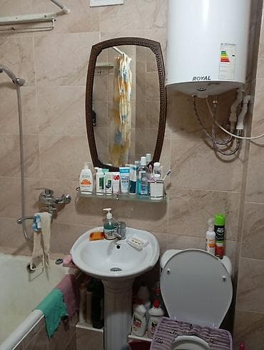 ош рынак: 1 комната, 30 м², 104 серия, 3 этаж, Евроремонт — 5