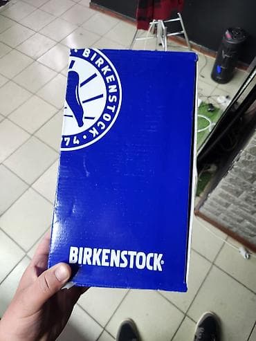 шлеп: Birkenstock Boston — мужские сабо из замши - Бренд/модель — 3