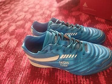 фикс лук: Футбольные кроссовки/бутсы для зала TAIGAN Futsal, цвет голубой. - — 2