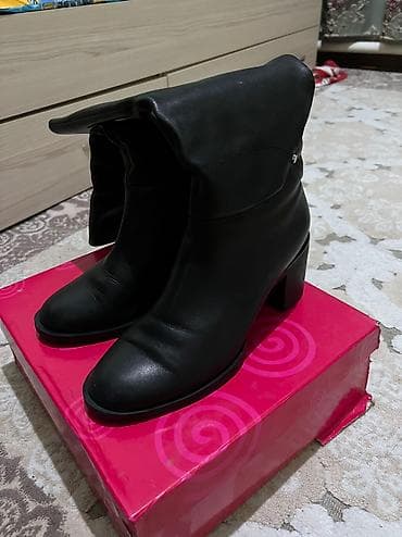 Сапоги, 39, Big Rope, Б/у, цвет - Черный, Самовывоз