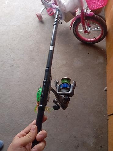 теплоход балыкчы: Блесна и лягушка в подарок - Удилище спиннинговое (штекерное) — 1