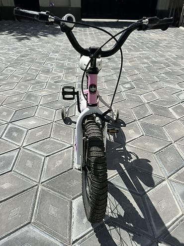 детский шатер: Детский велосипед, 2-колесный, 4 - 6 лет, Для девочки, Б/у — 4