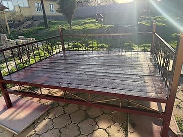 мебел зал: Тапчан 250 x 210 x 100 м, Металл — 2