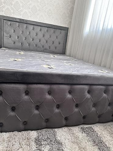 4 ка: Двуспальная кровать, С матрасом, длина - 200 см — 3