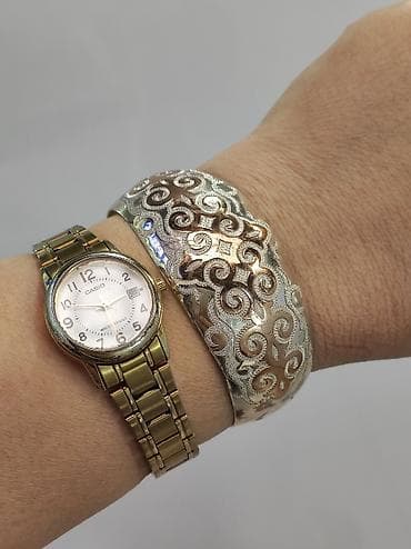 Серебряный Билерик ( браслет) Серебро напыление золото 925 пробы