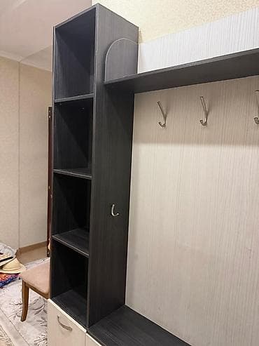 модульный коврик: Гарнитур для прихожей, Вешалка, ДСП, цвет - Коричневый — 2