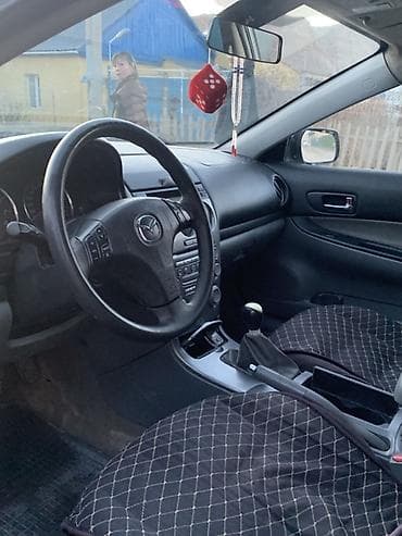 машына чанган: Mazda 6: 2003 г., 1.8 л, Кол менен иштөөчү, Газ, Седан — 3