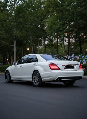 продаю в связи с переездом: Mercedes-Benz S-Class: 2008 г., 5.5 л, Автомат, Газ, Седан — 2