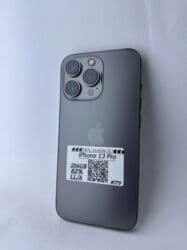 IPhone 13 Pro, Колдонулган, 256 ГБ, Кара, Коргоочу айнек, Каптама, 82 %